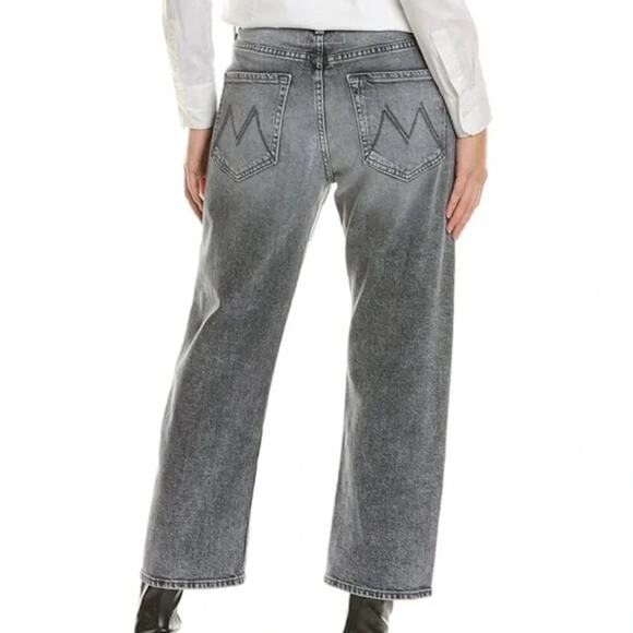 Mother Superior Jeans Womens 33x25 The Ditcher Crop Show Acid Wash Streetwear - Picture 2 of 16